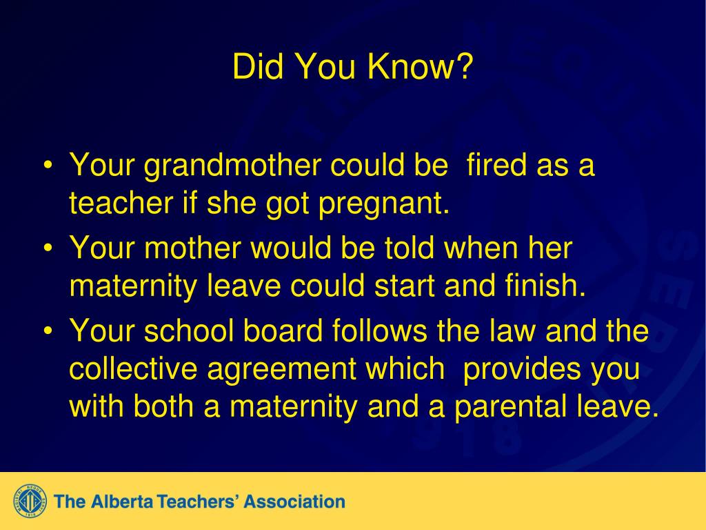 Ppt Maternity Parental Leave Powerpoint Presentation Free