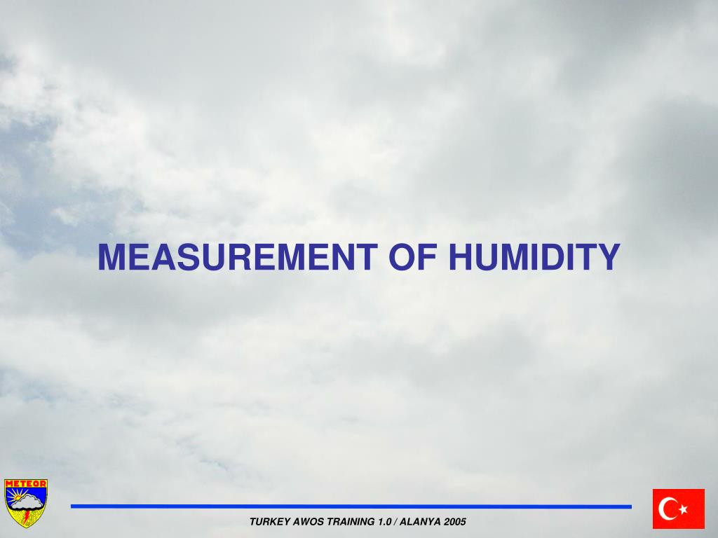 Measurement of humidity deals