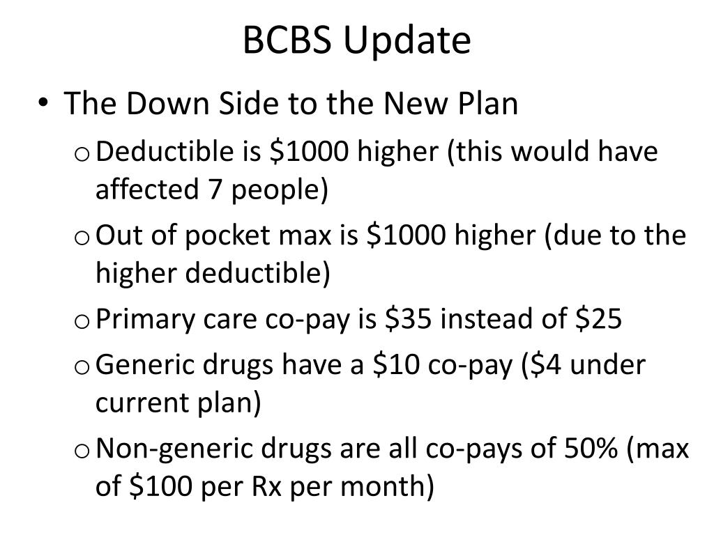 PPT BCBS Health Insurance Update 20132014 PowerPoint Presentation