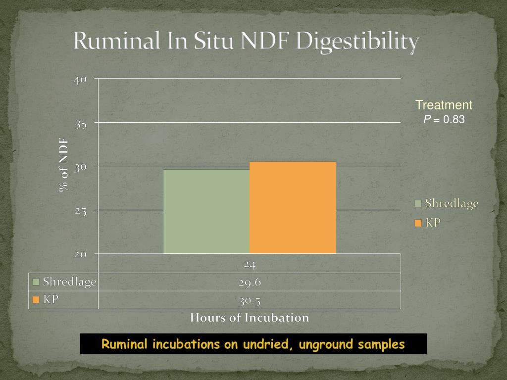 Ndf Ruminants PPT - Results of UW Madison Corn Shredlage™ Feeding Trial PowerPoint ...