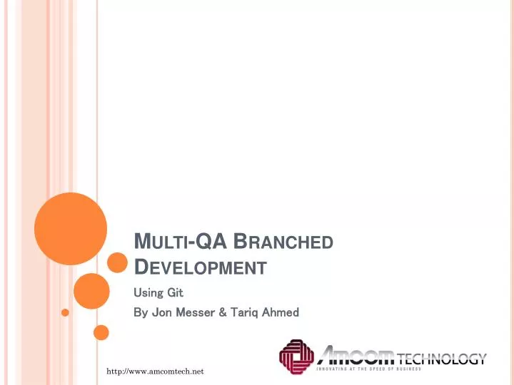 multi qa branched development n.