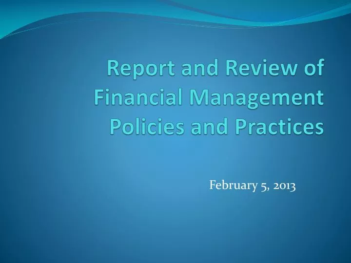 article review of financial management and accounting