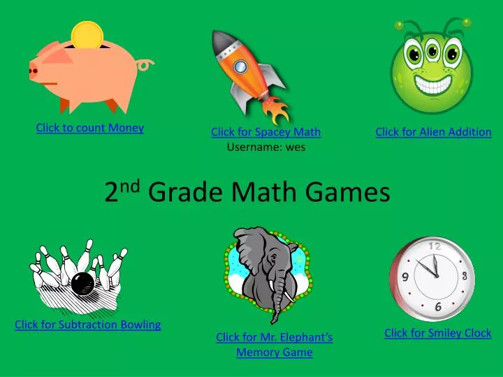 Ppt - 2 Nd Grade Math Games Powerpoint Presentation, Free Download - Id:4859357
