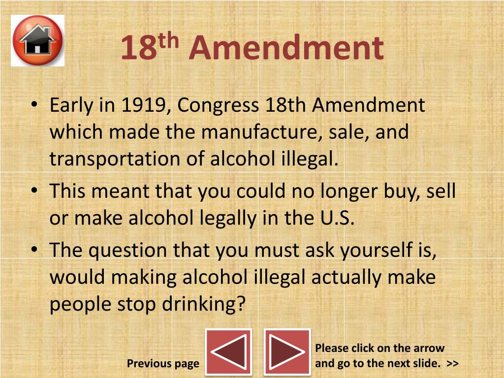 18th Amendment