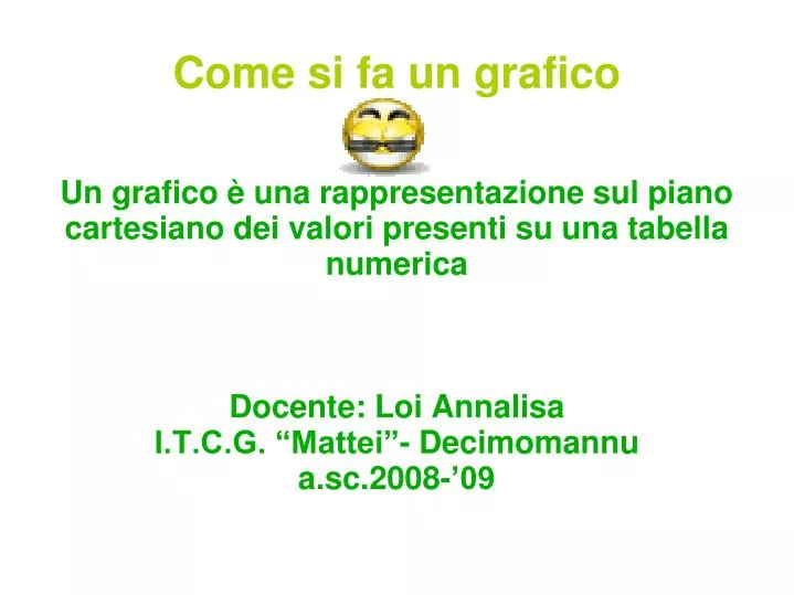 Ppt Come Si Fa Un Grafico Powerpoint Presentation Free