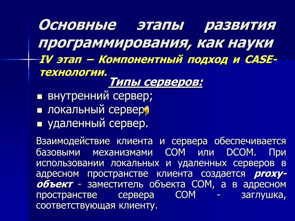 Технологии программирования презентация