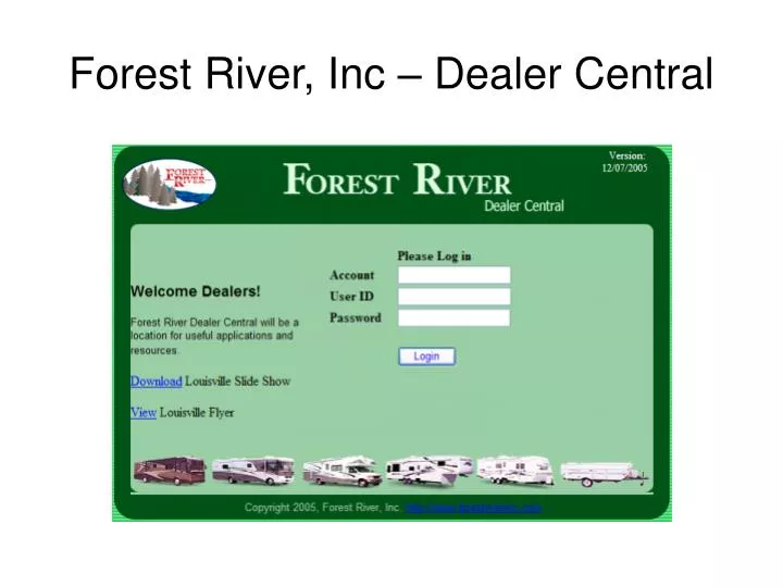 PPT Forest River, Inc Dealer Central PowerPoint Presentation, free