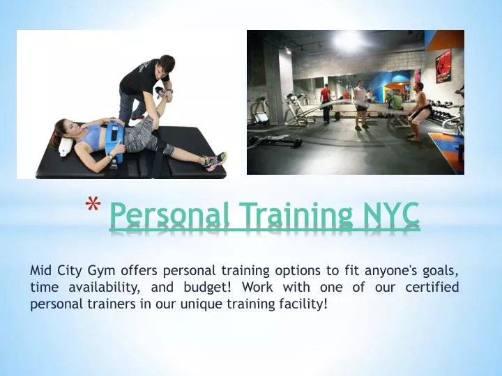 personal trainer nyc