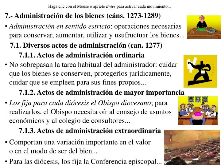 PPT - 7.- Administración De Los Bienes (cáns. 1273-1289) PowerPoint ...