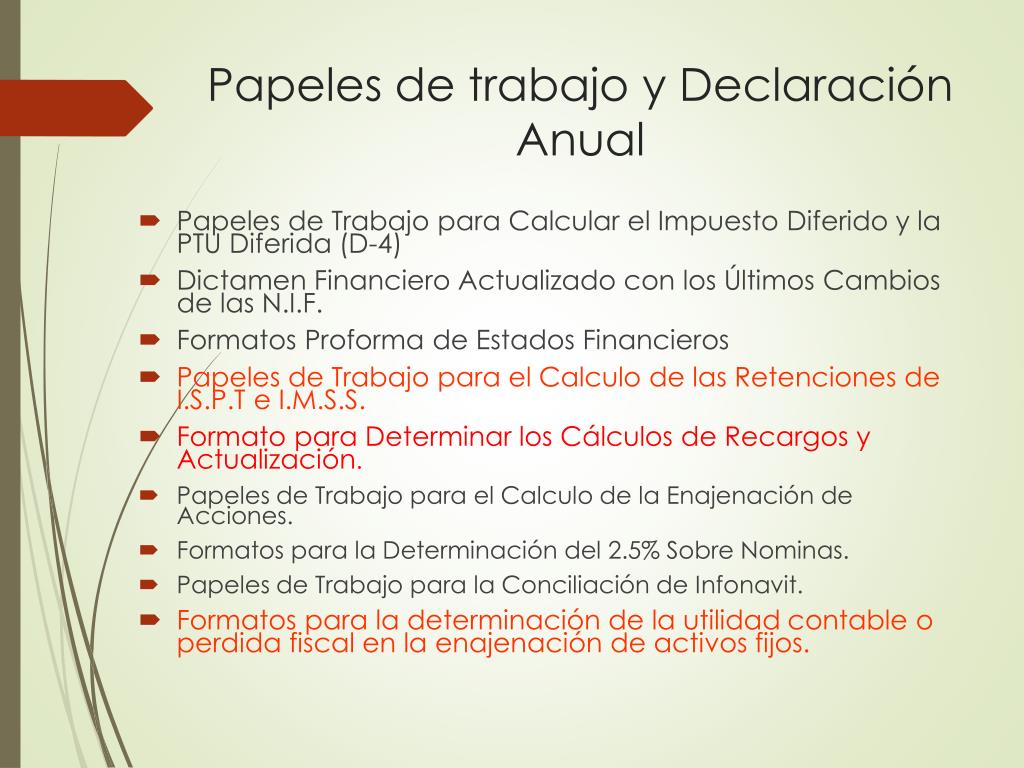 PPT - PAPELES DE TRABAJO PowerPoint Presentation, free 