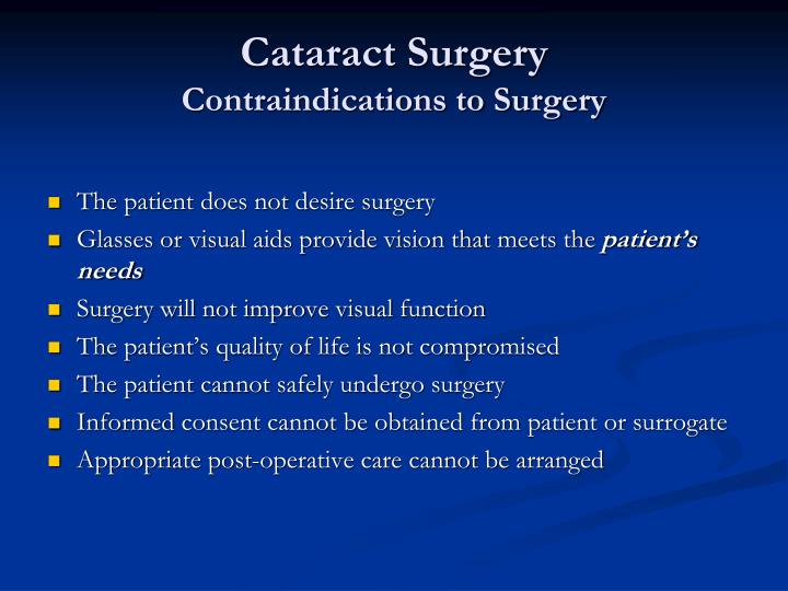 PPT CATARACT SURGERY PowerPoint Presentation ID4867582