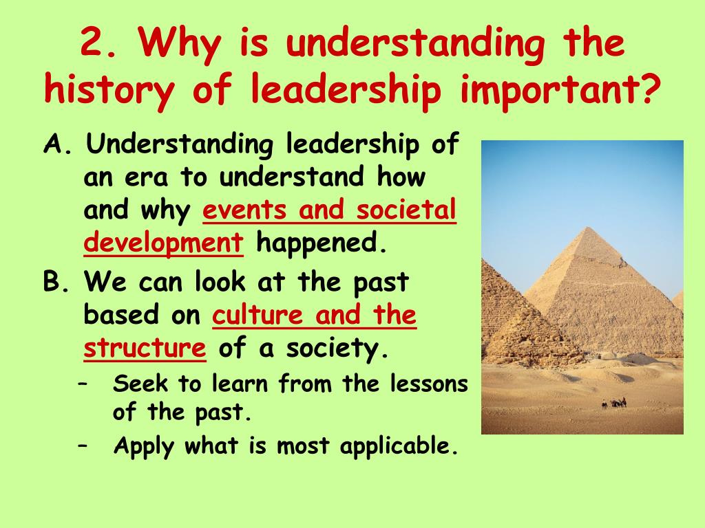 PPT - Lesson One: History and Definition of Leadership PowerPoint