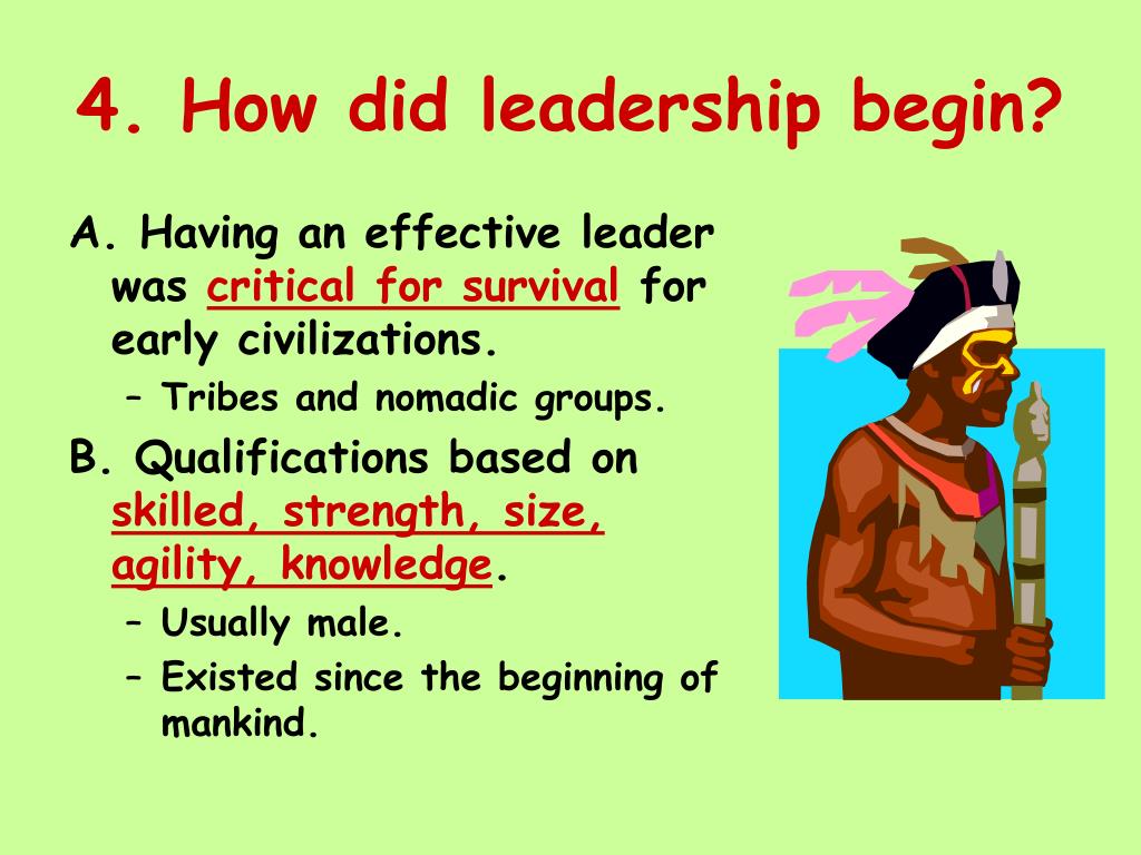 PPT - Lesson One: History and Definition of Leadership PowerPoint