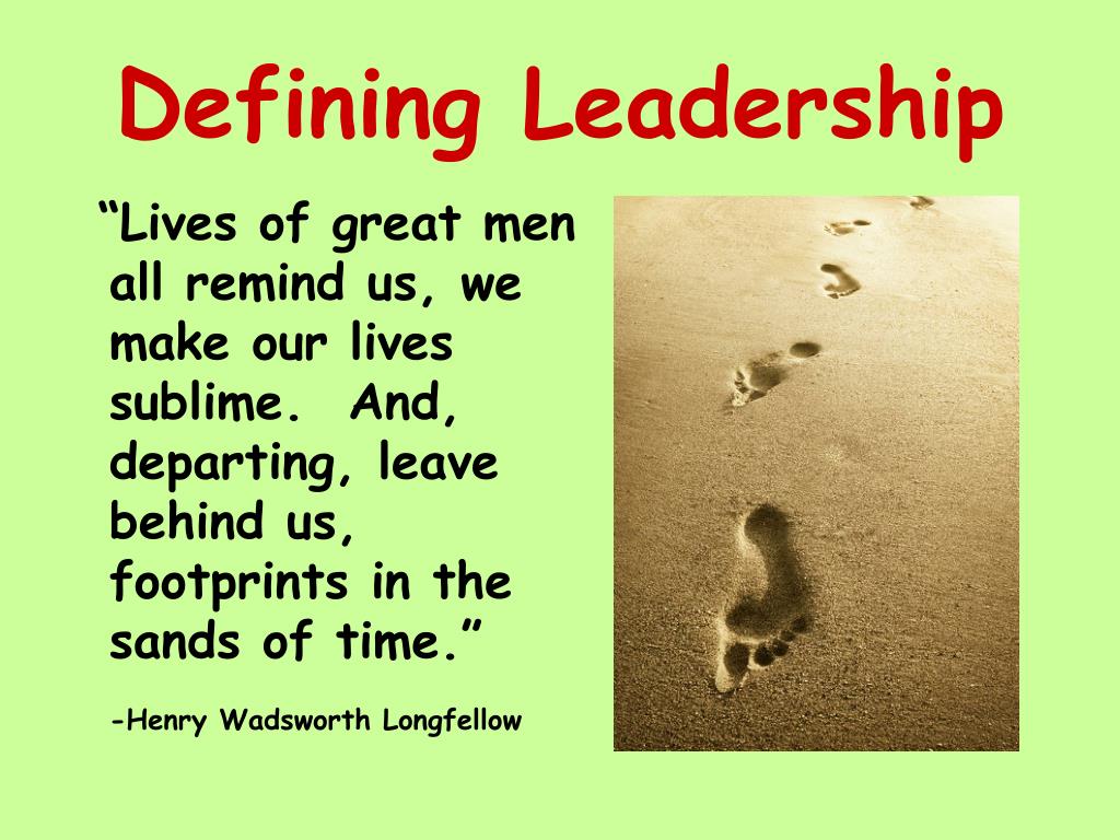 PPT - Lesson One: History and Definition of Leadership PowerPoint