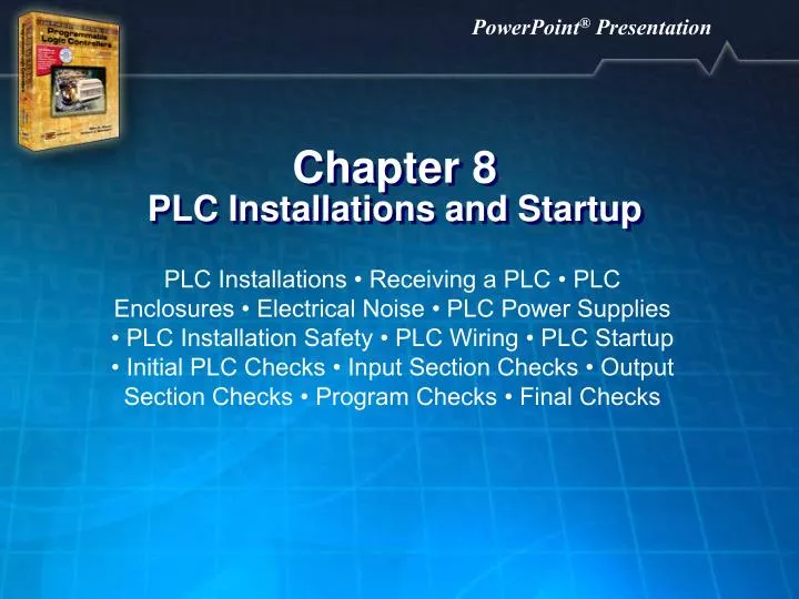 chapter 8 plc installations and startup n.