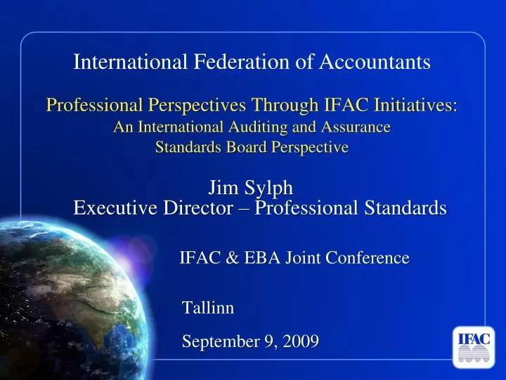 PPT - Professional Perspectives Through IFAC Initiatives: PowerPoint ...