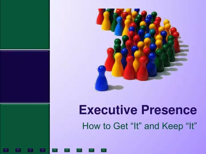 PPT Executive Presence PowerPoint Presentation, free download ID