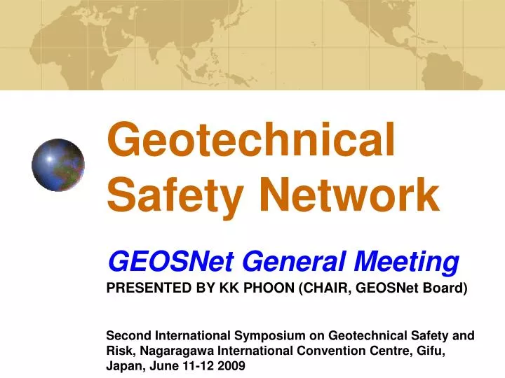 PPT - Geotechnical Safety Network PowerPoint Presentation, free ...