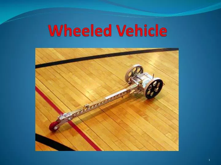 wheeled vehicle n.