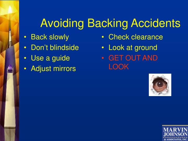PPT Preventing Backing Accidents PowerPoint Presentation