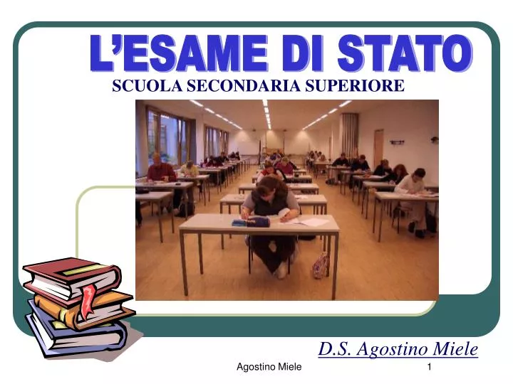 PPT L’ESAME DI STATO PowerPoint Presentation, free download ID4876827