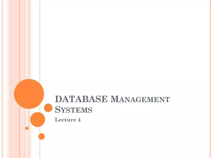 database management system by korth ppt free download database management system by korth ppt free download