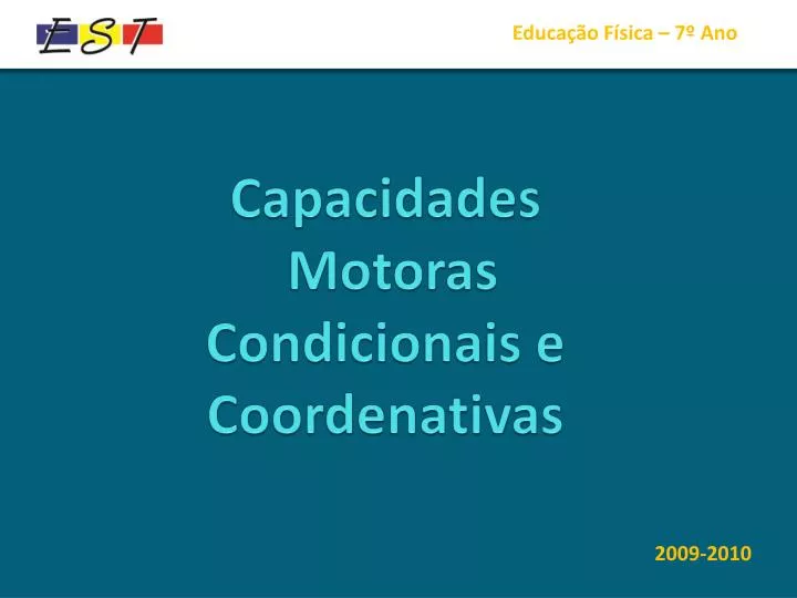Ao Ler A Definição De Capacidade Coordenativas