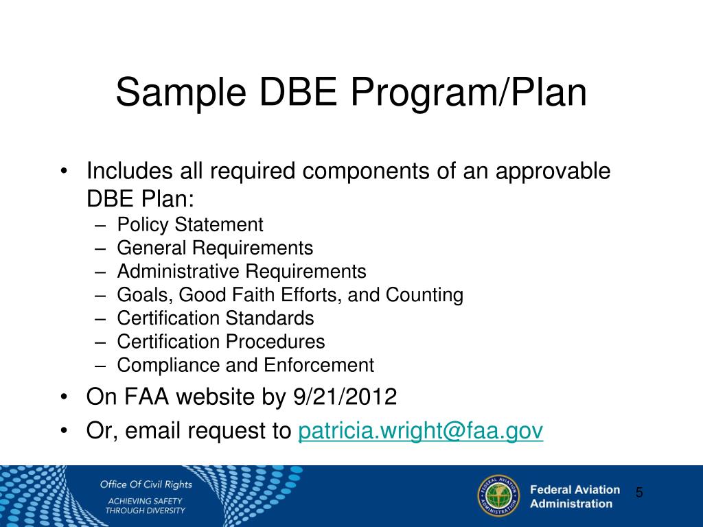 PPT ABCs of the DBE Program for General Aviation Airports PowerPoint