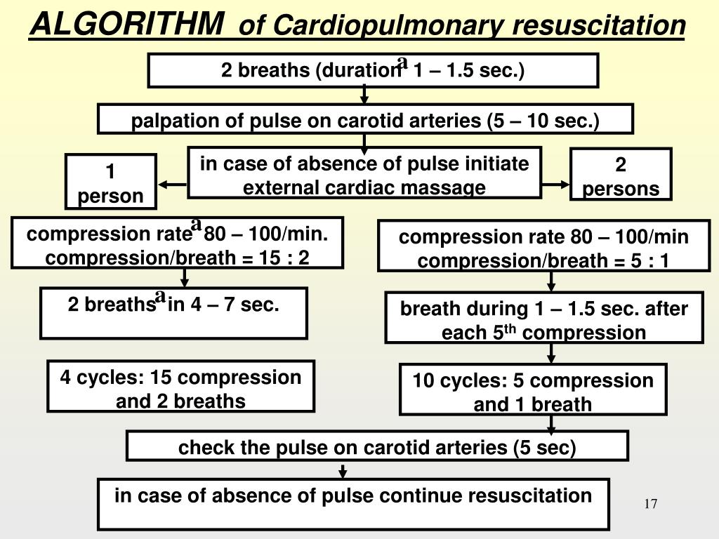 Алгоритм благодарность. Cardiopulmonary Resuscitation Unit.