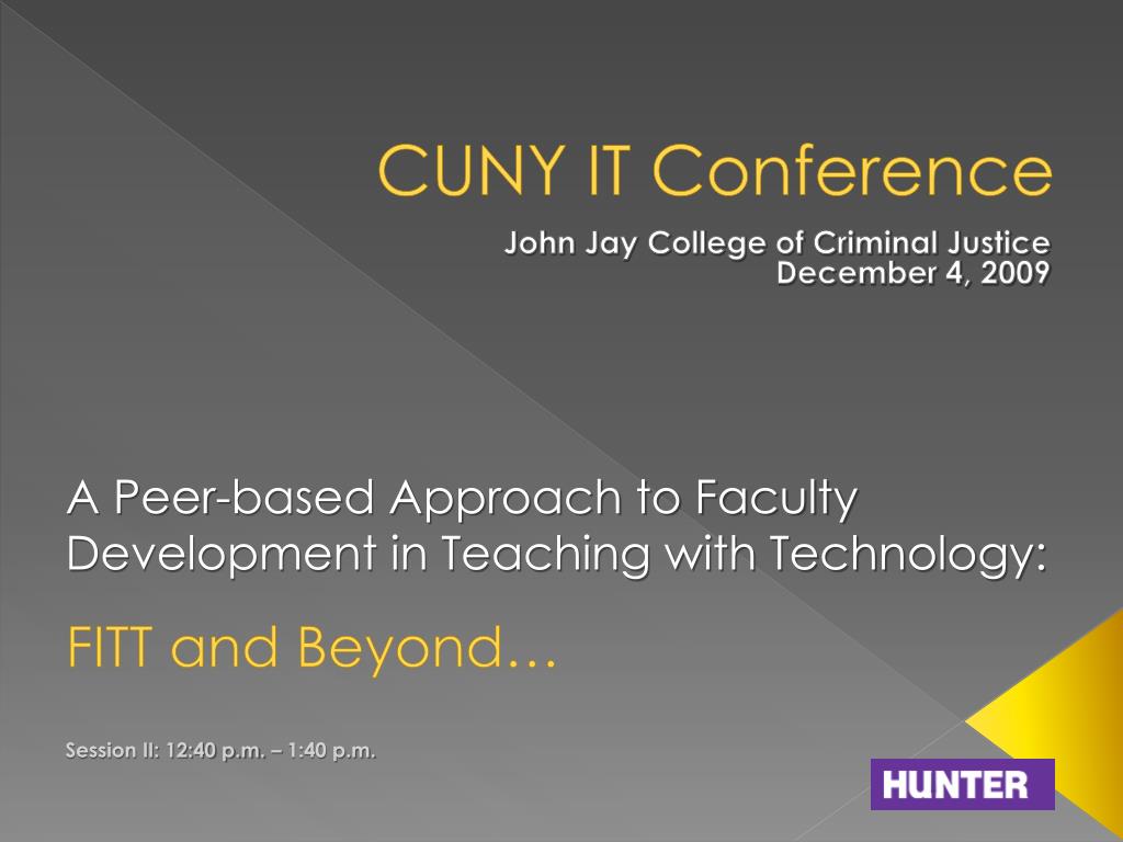 PPT CUNY IT Conference PowerPoint Presentation, free download ID