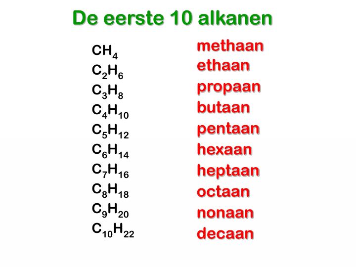 PPT - Koolwaterstoffen - de alkanen PowerPoint Presentation - ID:4879187