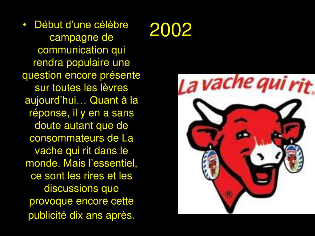 Téléchargement gratuit Images Ppt La Vache Qui Rit Sa Vie Son Oeuvre Powerpoint Presentation le plus cool salutations