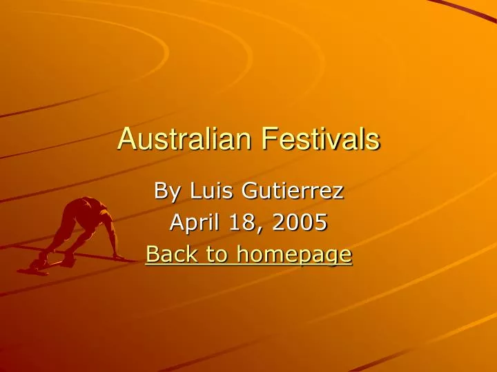 australian festivals n.