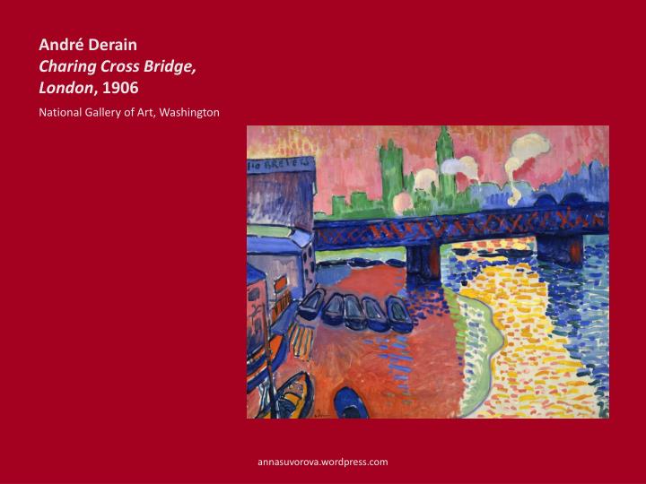 Charing Cross Bridge Andre Derain 1906 Helicopter And