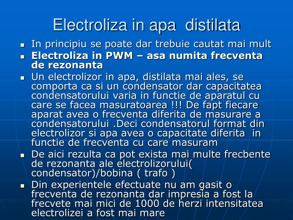 PPT - Electroliza apei mituri si certitudini PowerPoint Presentation, free  download - ID:4884685