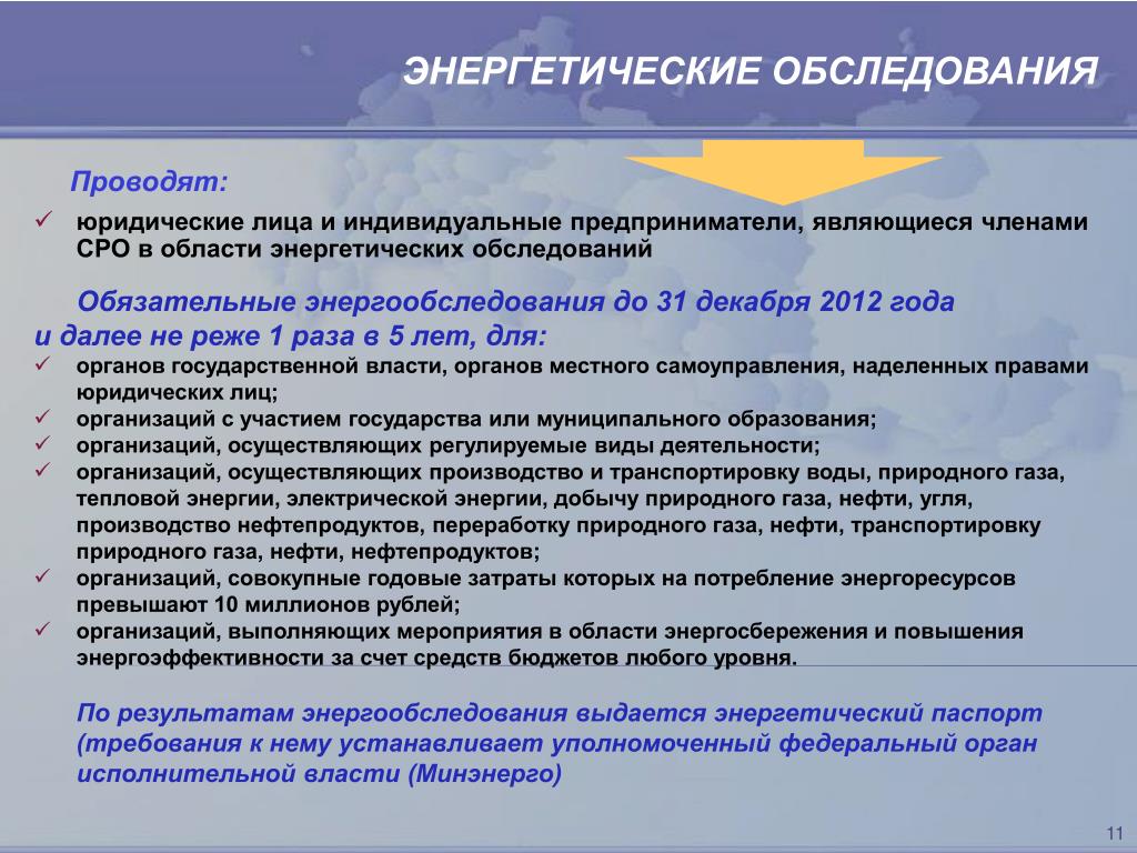 Энергетическое обследование проводится. Энергоаудит и энергетическое обследование. Обязательный энергоаудит. Обязательное энергетическое обследование. Виды энергетических обследований.