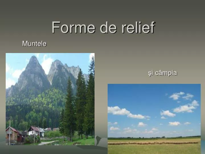 PPT - Forme de relief PowerPoint Presentation, free download - ID:4885882