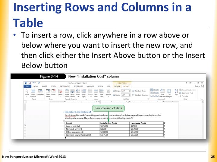 PPT - Word Tutorial 3 Creating Tables and a Multipage Report PowerPoint ...