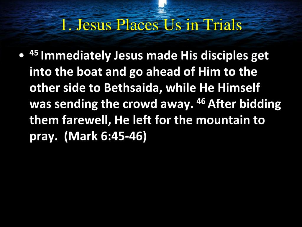 PPT - A Walk to Remember (on the Lake) Mark 6:45-56 PowerPoint ...