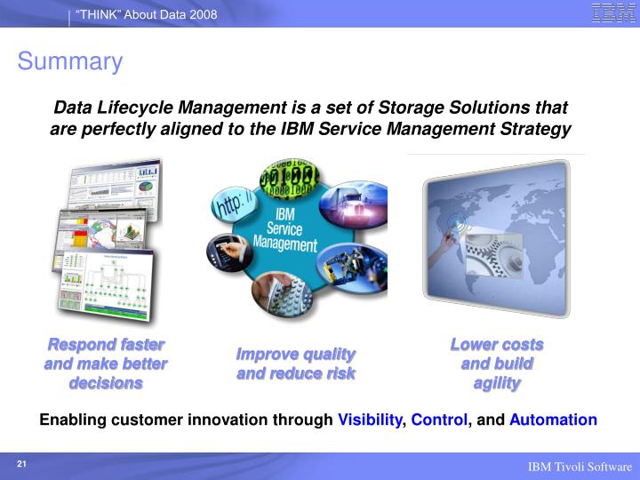 ppt data lifecycle management driving and optimizing storage data lifecycle management