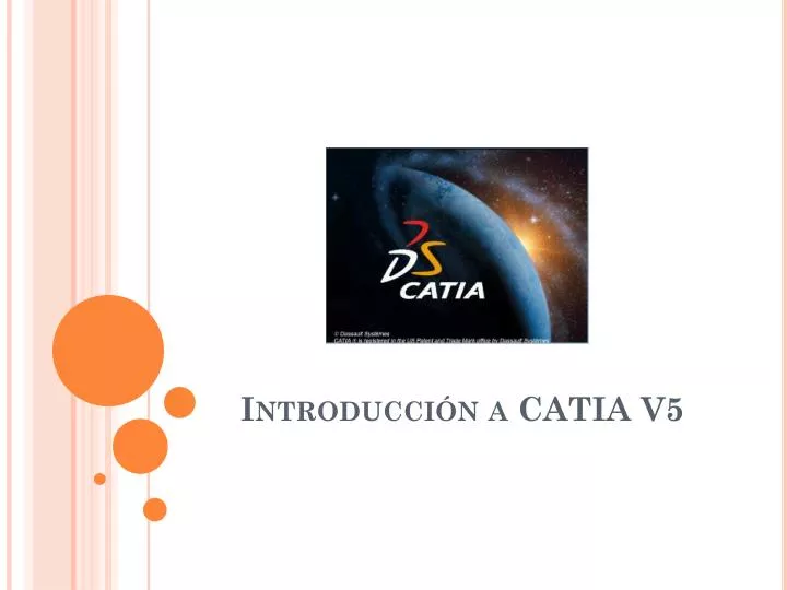 PPT - Introducción A CATIA V5 PowerPoint Presentation, Free Download ...