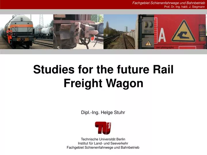 studies for the future rail freight wagon n.