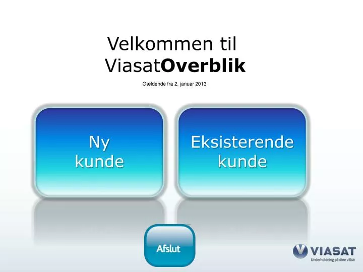 PPT - Velkommen til Viasat Overblik PowerPoint Presentation, free download  - ID:4897400