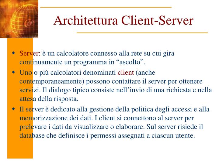 Nelle Reti Organizzate Definite Client Server Eipass PPT - Le Reti Informatiche PowerPoint Presentation - ID:4898566