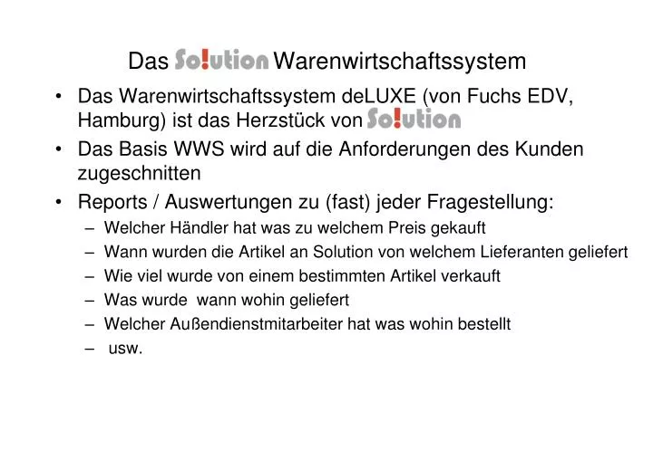 Ppt Das Warenwirtschaftssystem Powerpoint Presentation Free Download Id