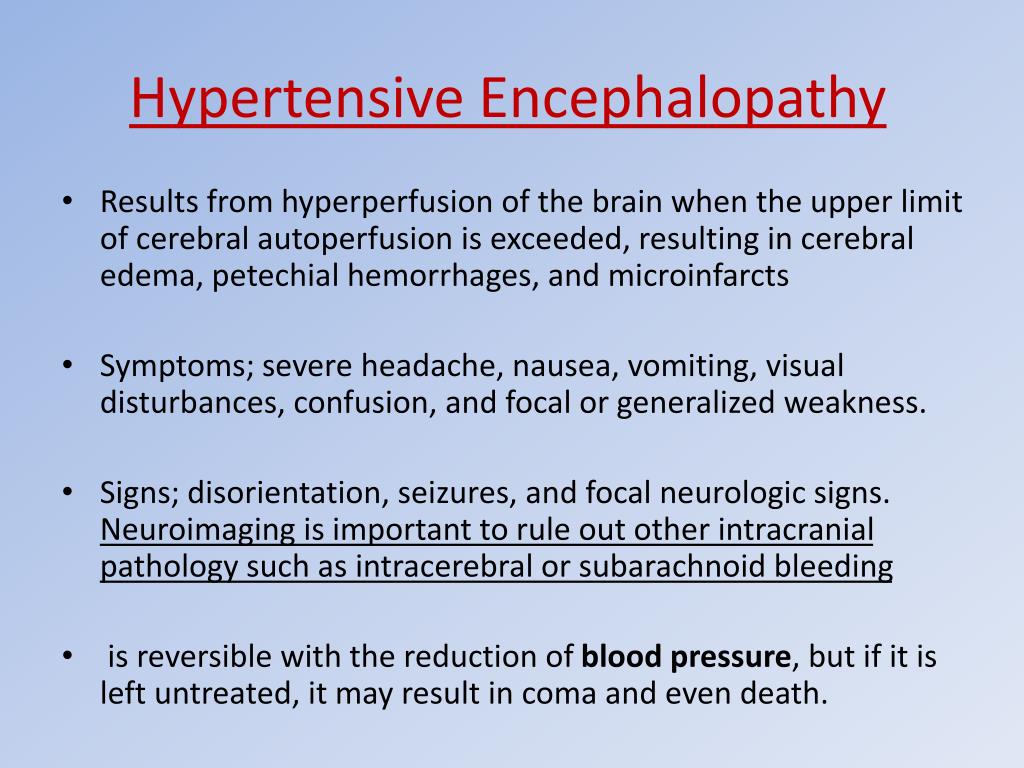 cerebralnog edema i hipertenzije rajčice i hipertenzija