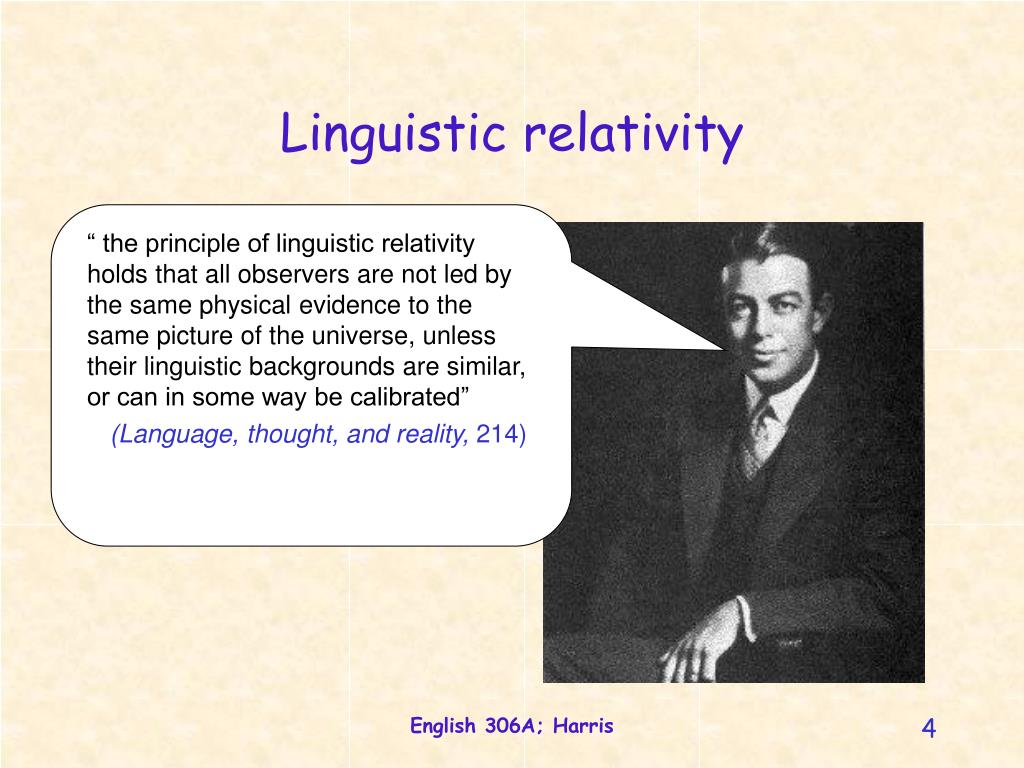 what is hypothesis of linguistic relativity