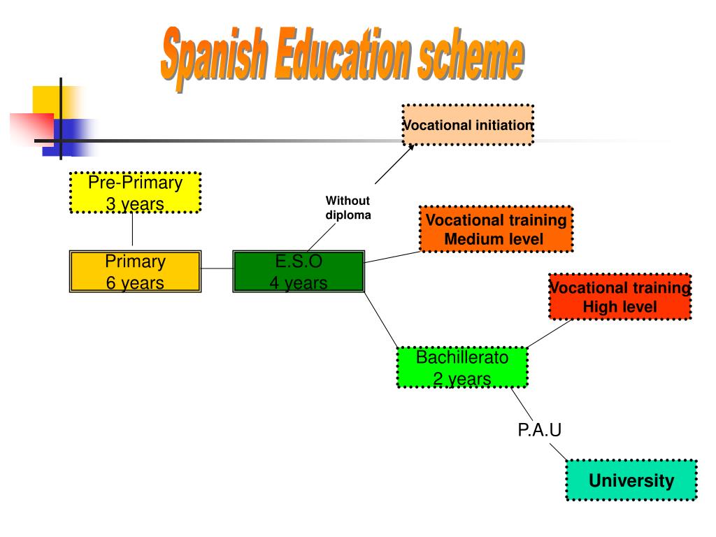 PPT The Spanish Education System PowerPoint Presentation, free