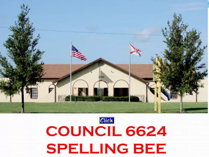 council 6624 spelling bee n.