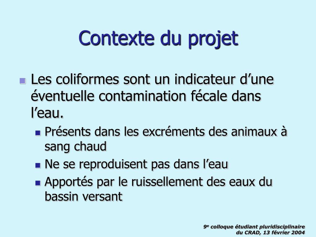 PPT - Contexte du projet PowerPoint Presentation, free download - ID ...